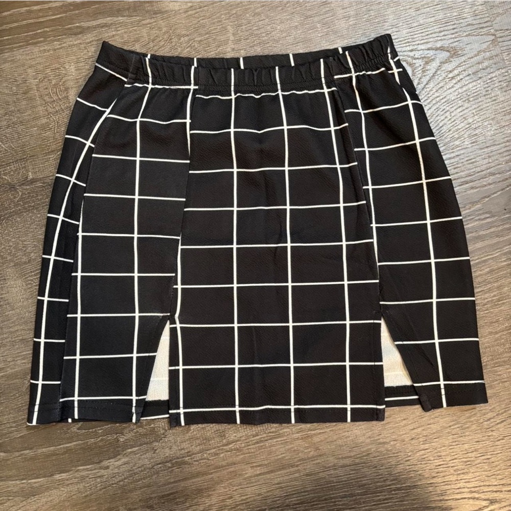 PLAID MINI SKIRT